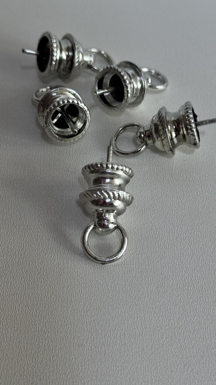 Колпачок серебро 32мм 10 шт Серебро